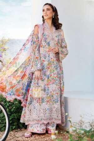 Unstitched 3 Piece Spring Summer H.S Prints | H.S-2507-A