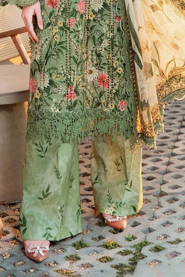 3 Piece Unstitched H.S Printed Lawn Suit | H.S-2508-B - Image 4