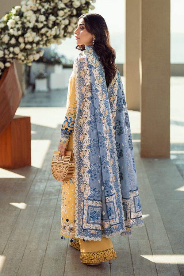 Chikankari Embroidered 3 Piece Luxury Lawn | HS-06-QK - Image 2