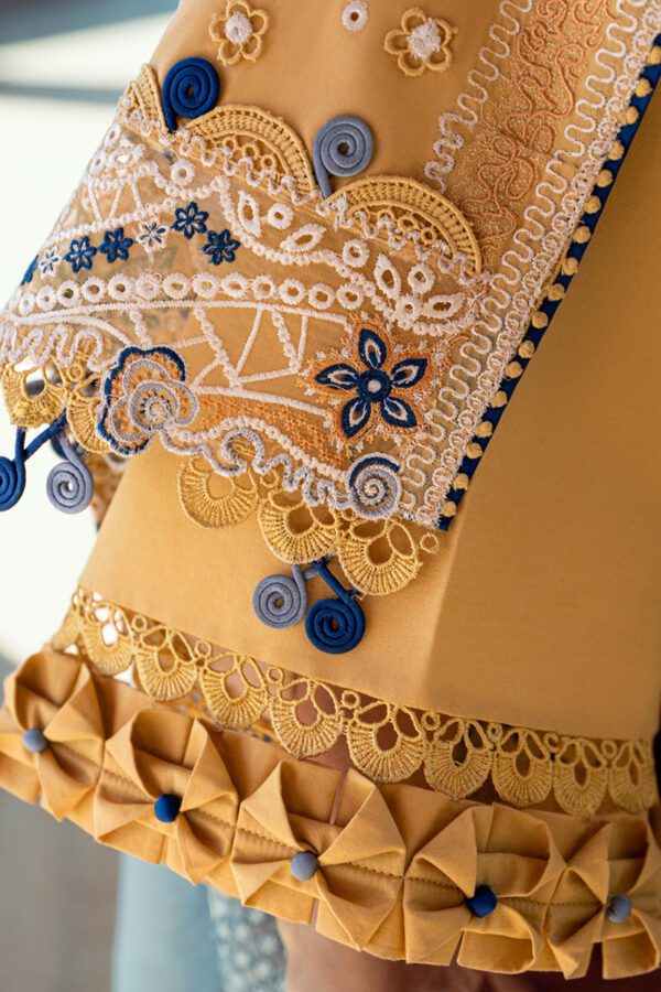 Chikankari Embroidered 3 Piece Luxury Lawn | HS-06-QK - Image 5