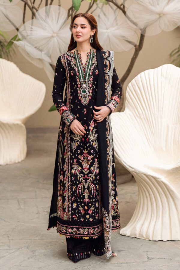 HS Embroidered Suits Unstitched 3 Piece  | HS-15-QK