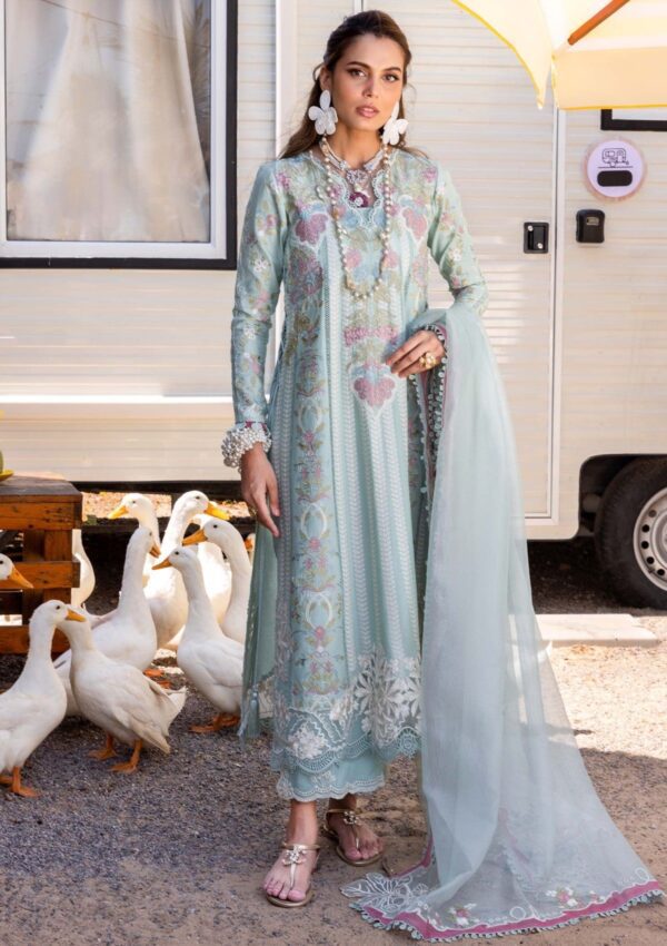 3 Piece Luxury Lawn Collection-DIlARA-A 2025-V3 - Image 3