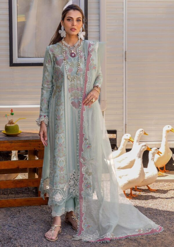 3 Piece Luxury Lawn Collection-DIlARA-A 2025-V3