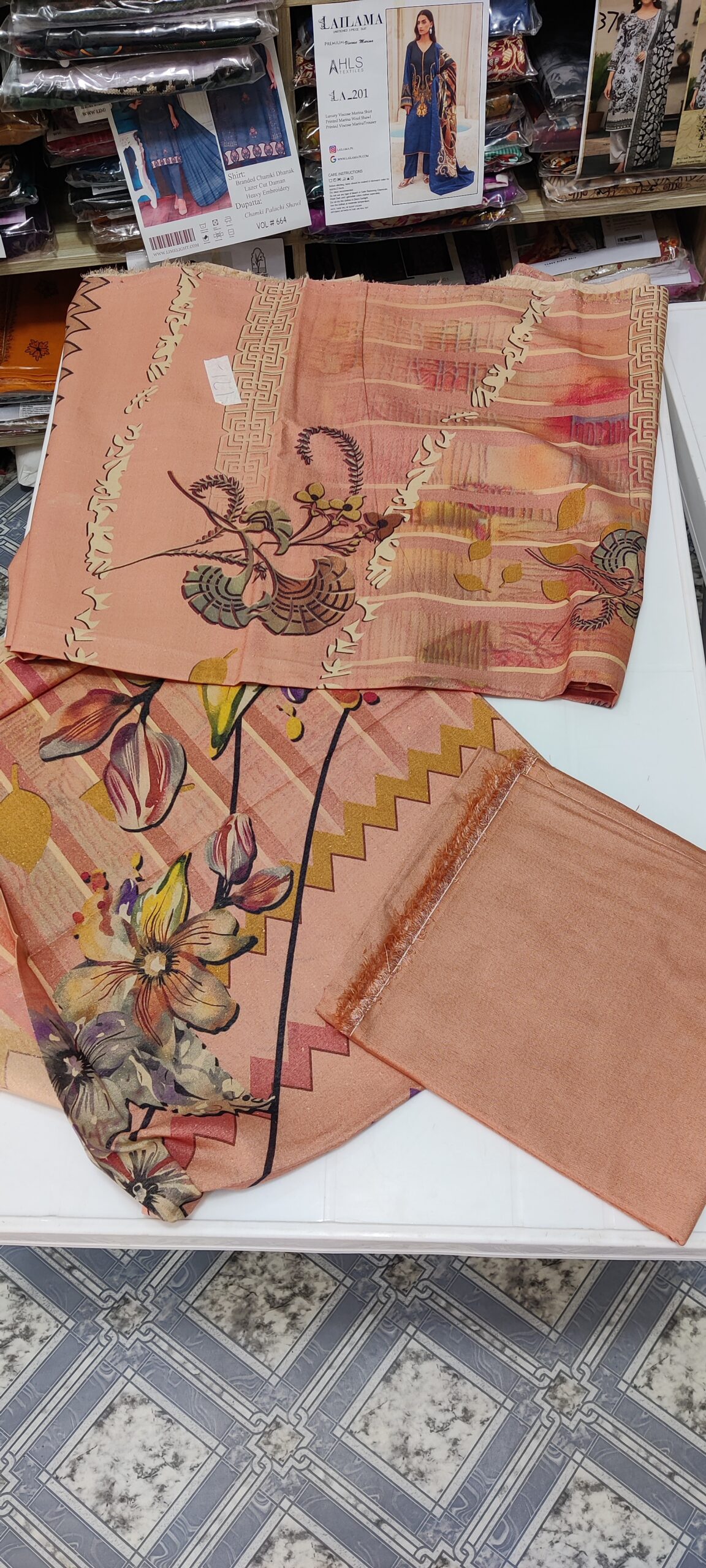 . Modern Digital Karandi Ensemble - Statement Style 3-Piece| H.S-R5 - Image 2