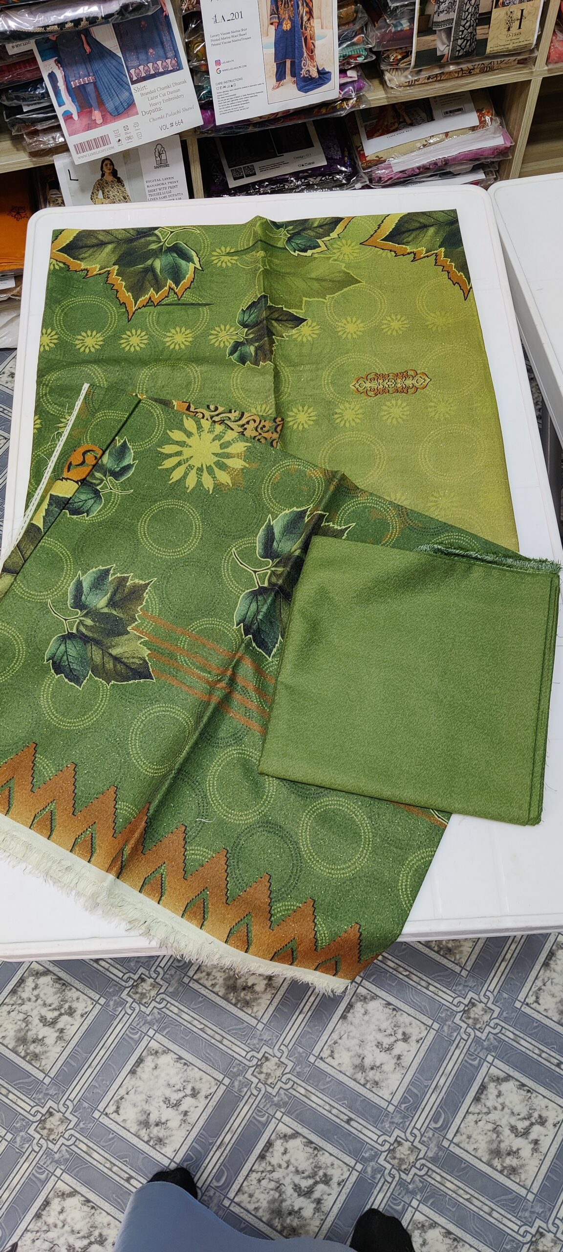 Timeless Print Karandi 3-Piece - Versatile Chic Collection| H.S-R7 - Image 2